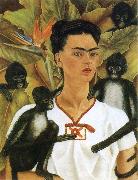 The monkey and i Frida Kahlo